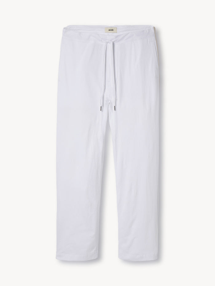 White Pima Pajama Pant