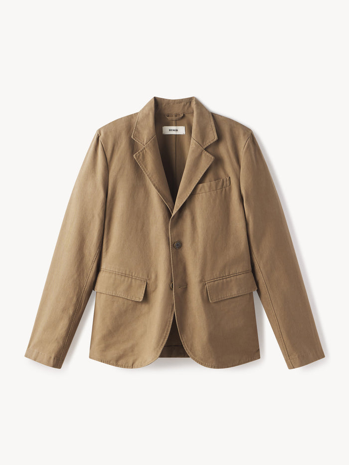 Bronze Brown Ever Twill Two Button Jacket