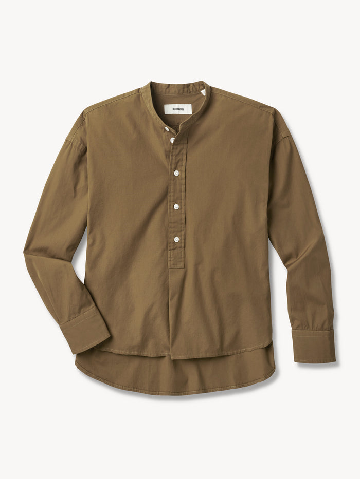 Umber Mainstay Cotton Popover Shirt
